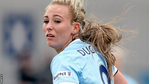 Toni Duggan: Man City Women striker excited by Everton reunion - BBC Sport